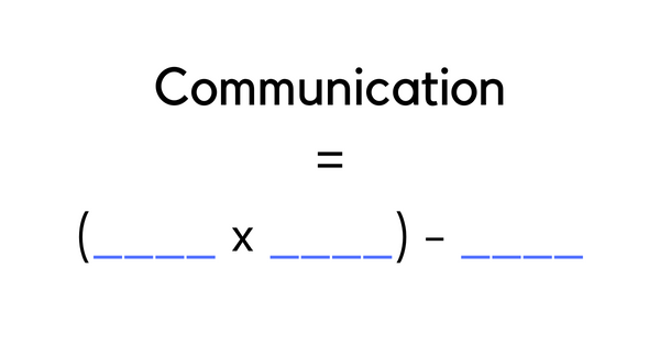 Communication = ......